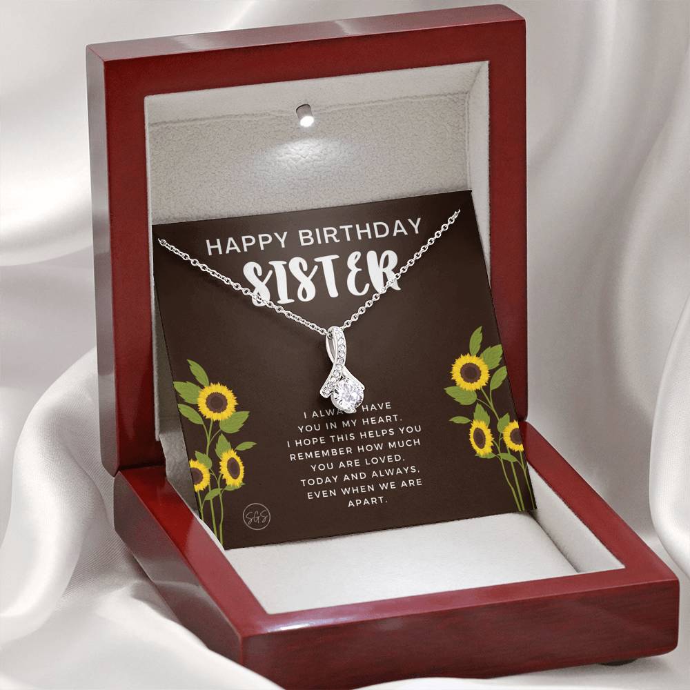 Sister Happy Bday 0707c Necklace Beauty