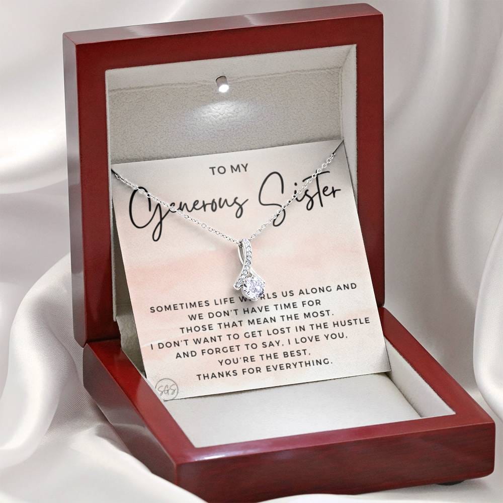 0625C My Generous Sister Necklace Beauty