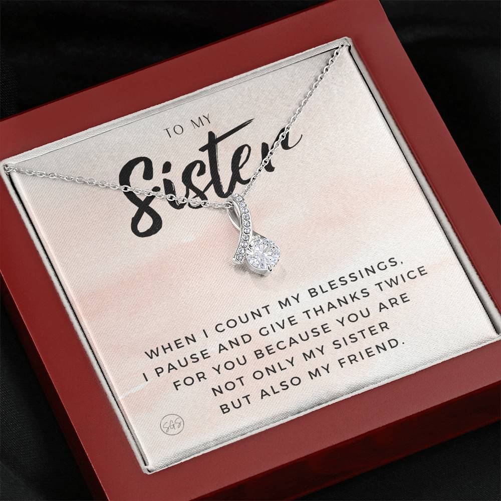sister and friend 0707g Necklace Beauty