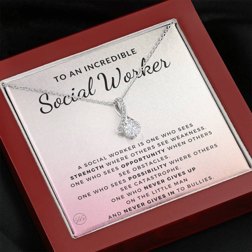 0922e social worker.png Necklace Beauty