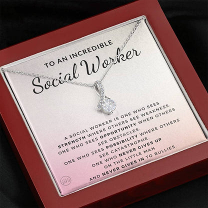 0922e social worker.png Necklace Beauty
