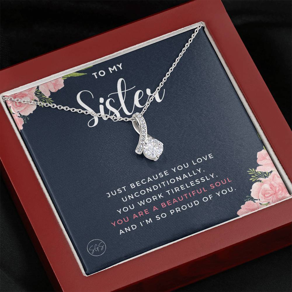 sister proud of you 0707j Necklace Beauty