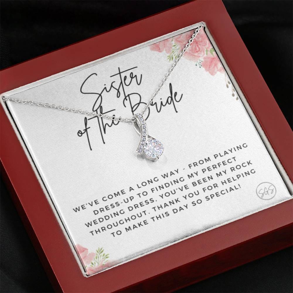 0625G Sister of the bride Necklace Beauty