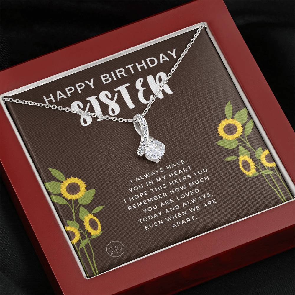 Sister Happy Bday 0707c Necklace Beauty