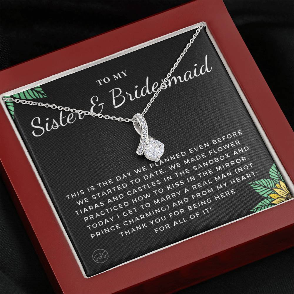 Sister Bridesmaid 0712h Necklace Beauty