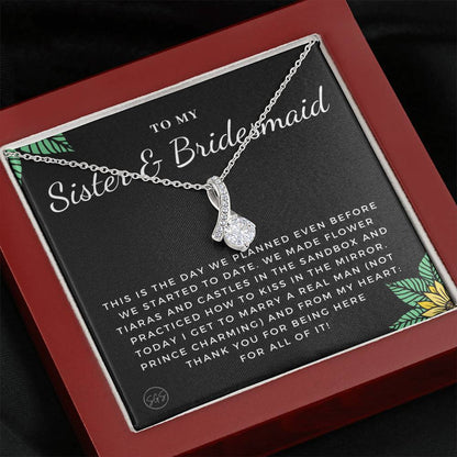 Sister Bridesmaid 0712h Necklace Beauty