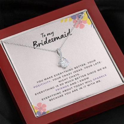 BridesmaidSparkle Necklace Beauty