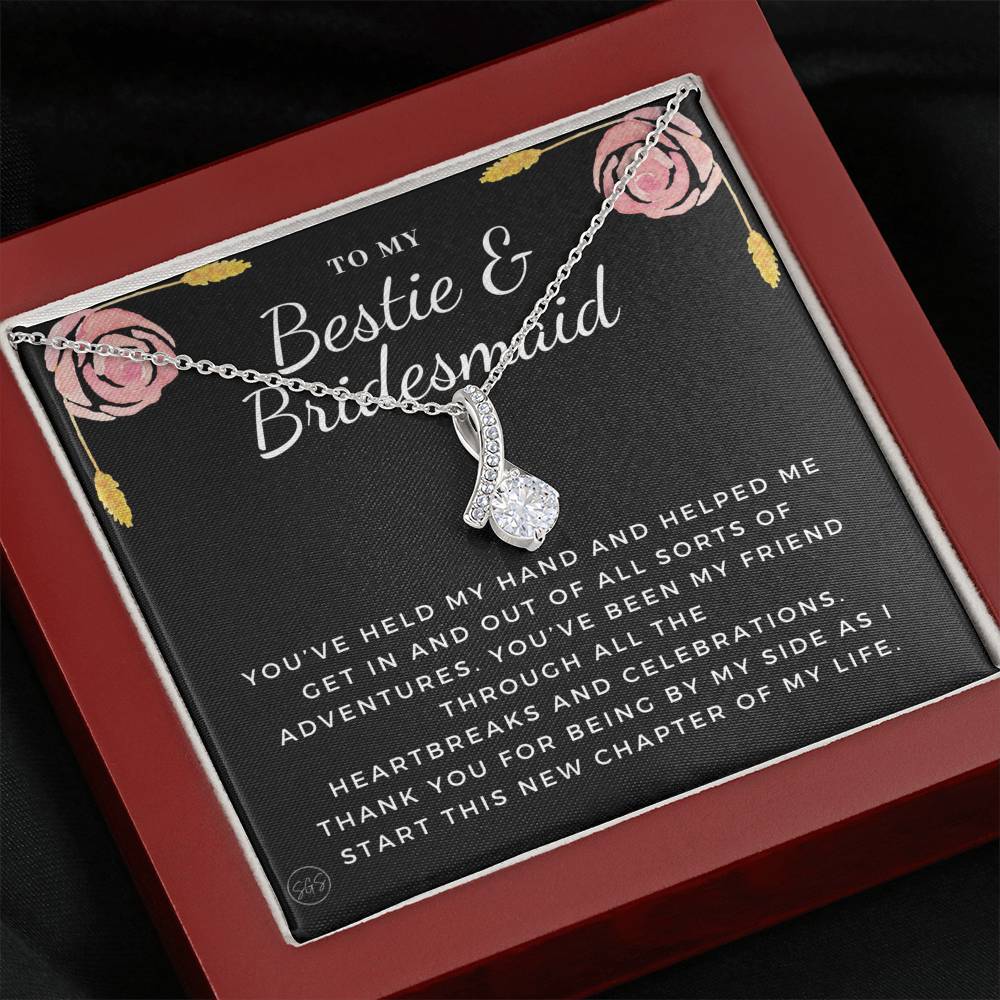 Bestie Bridesmaid 0712d Necklace Beauty