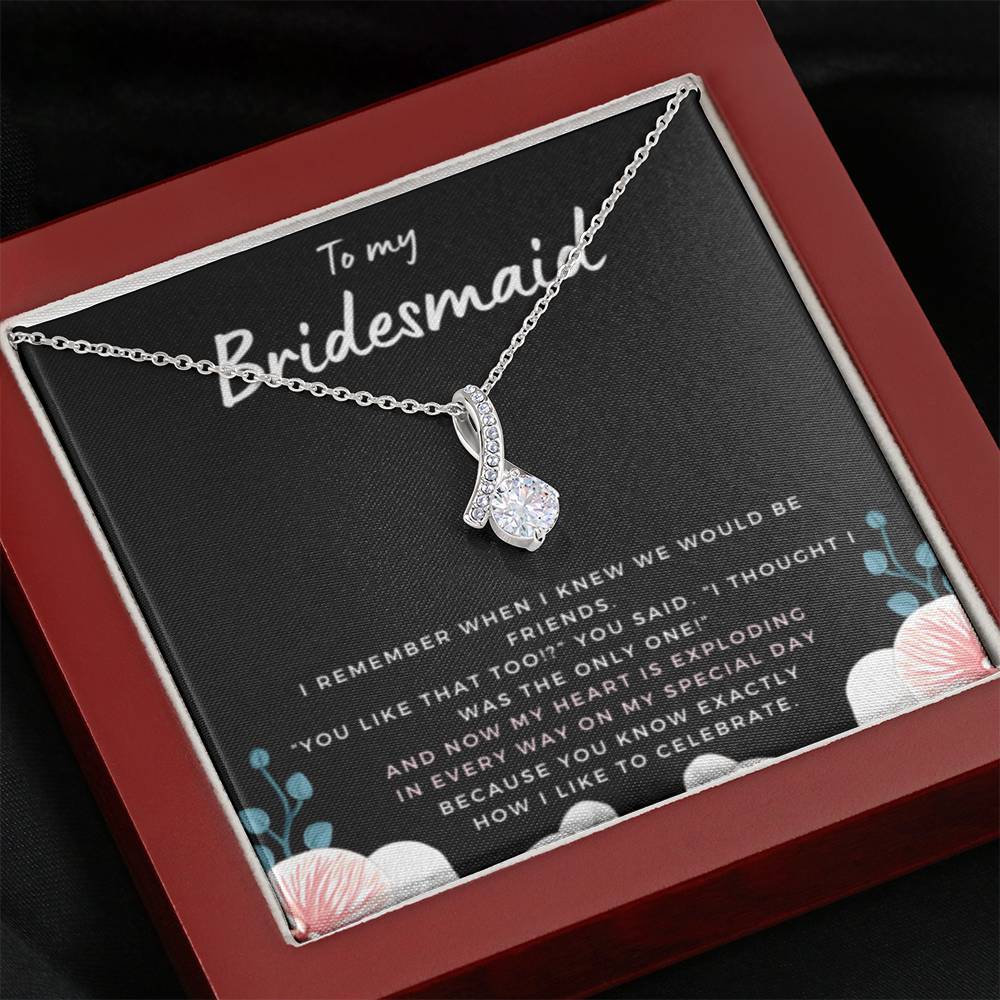 BridesmaidHeartExploding3 Necklace Beauty