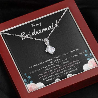 BridesmaidHeartExploding3 Necklace Beauty