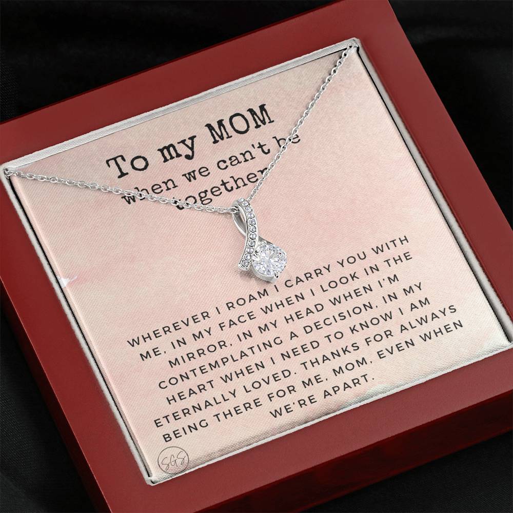 0921d Long Distance Mom Necklace Beauty