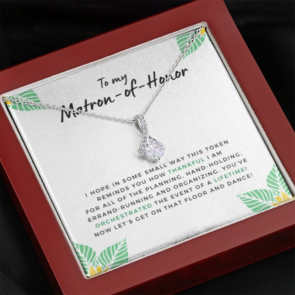 MatronofHonorTokenofThanks Necklace Beauty