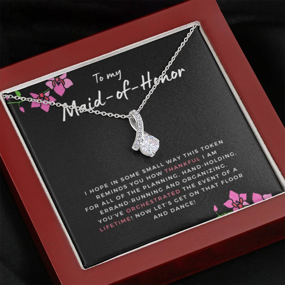 MaidofHonorTokenofThanks Necklace Beauty