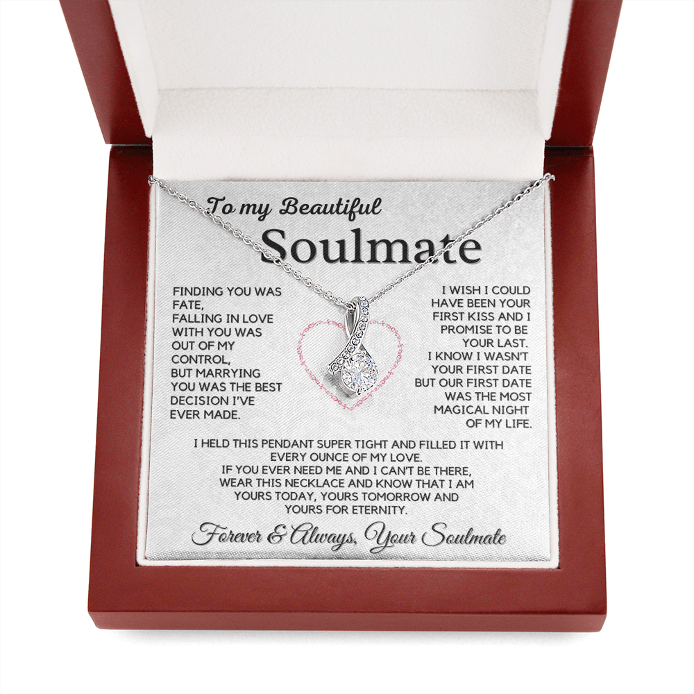 Romantic Gift for Soulmate - Yours for Eternity, Forever and Always