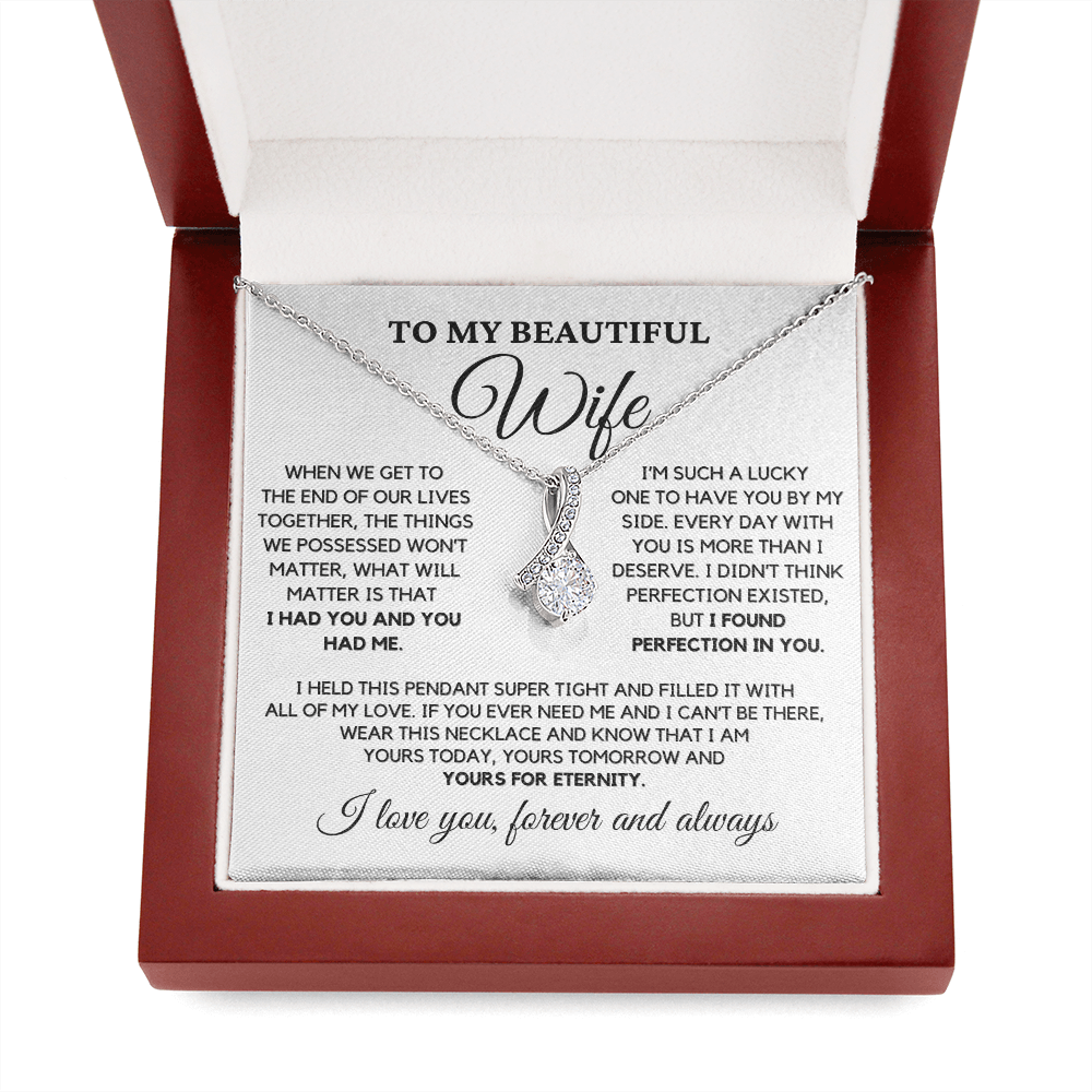 Romantic Gift for Wife - I Had You and You Had Me | Anniversary Gift from Husband, Valentine's Day Present, Alluring Beauty Necklace