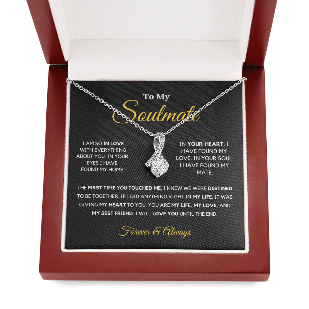 Soulmate - My Life - Alluring Beauty Necklace | Romantic Gift for Wife, Fiancé, Girlfriend - Anniversary Gift, Valentine's Day Present