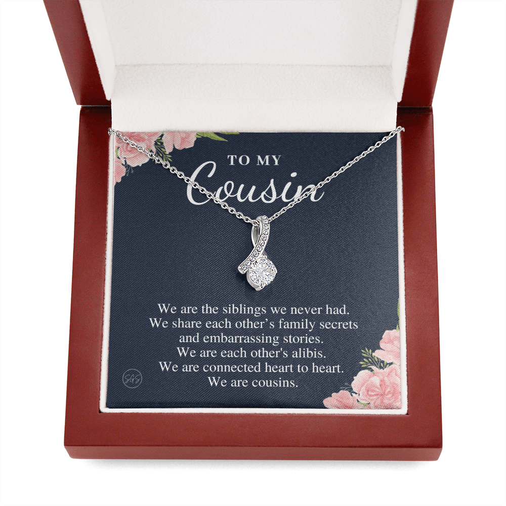 Gift for Cousin | Cousin Crew Necklace, Cousins and Best Friends, I Miss You Present, Gift for Birthday, Graduation, Thinking of You 2418B