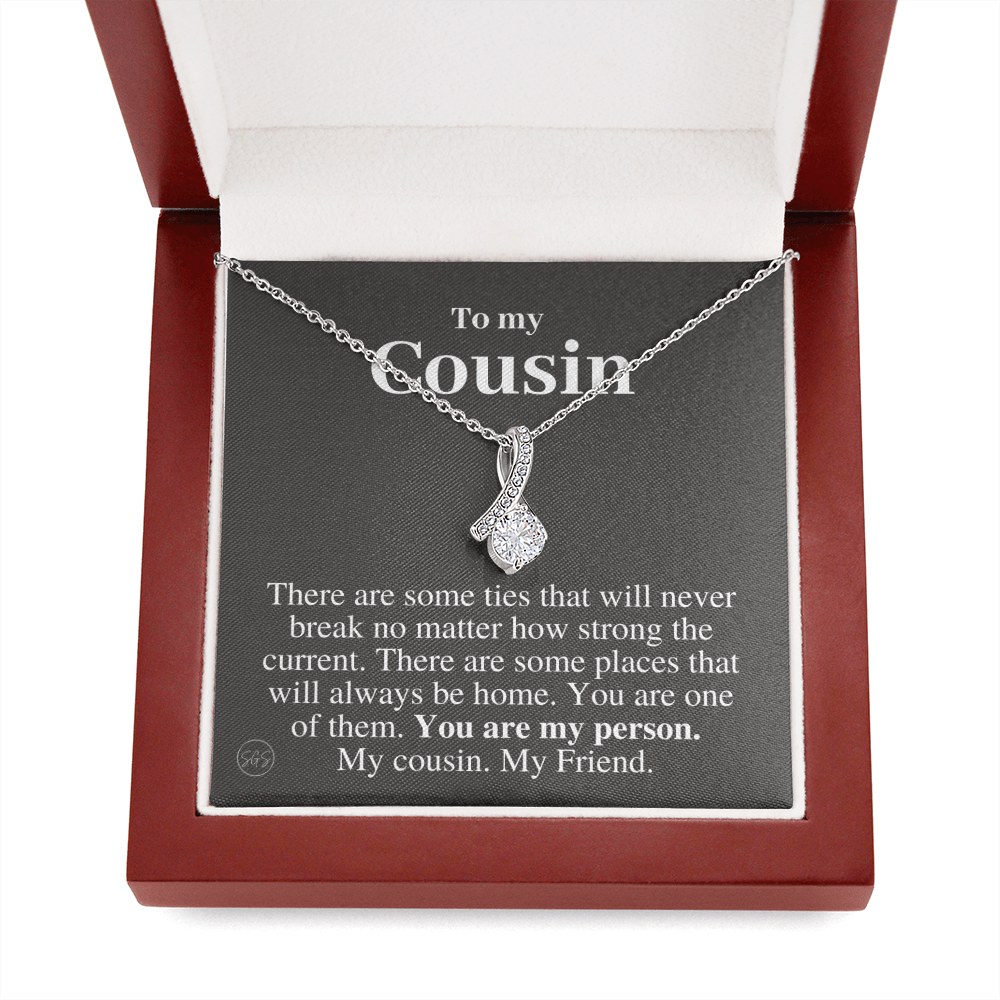 Gift for Cousin | Cousin Crew Necklace, Cousins and Best Friends, I Miss You Present, Gift for Birthday, Graduation, Thinking of You 2413B