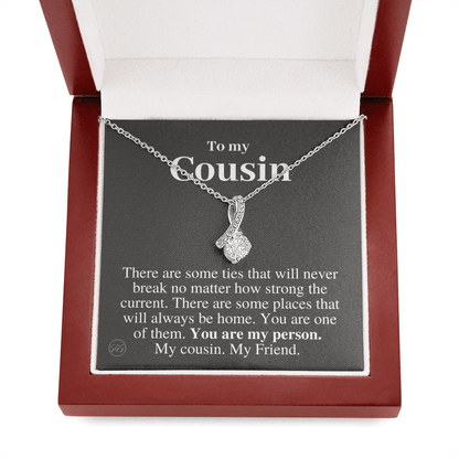 Gift for Cousin | Cousin Crew Necklace, Cousins and Best Friends, I Miss You Present, Gift for Birthday, Graduation, Thinking of You 2413B