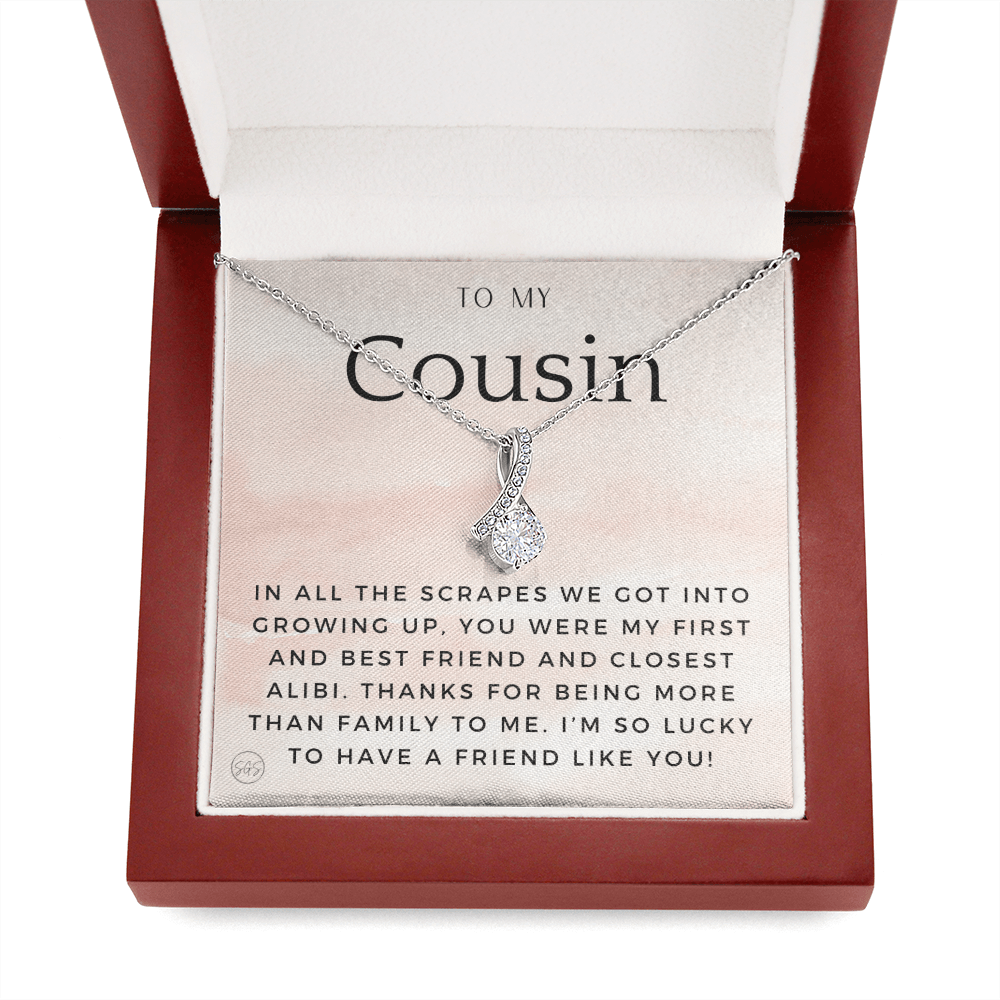 Gift for Cousin | Cousin Crew Necklace, Cousins and Best Friends, I Miss You Present, Gift for Birthday, Graduation, Thinking of You 21400B