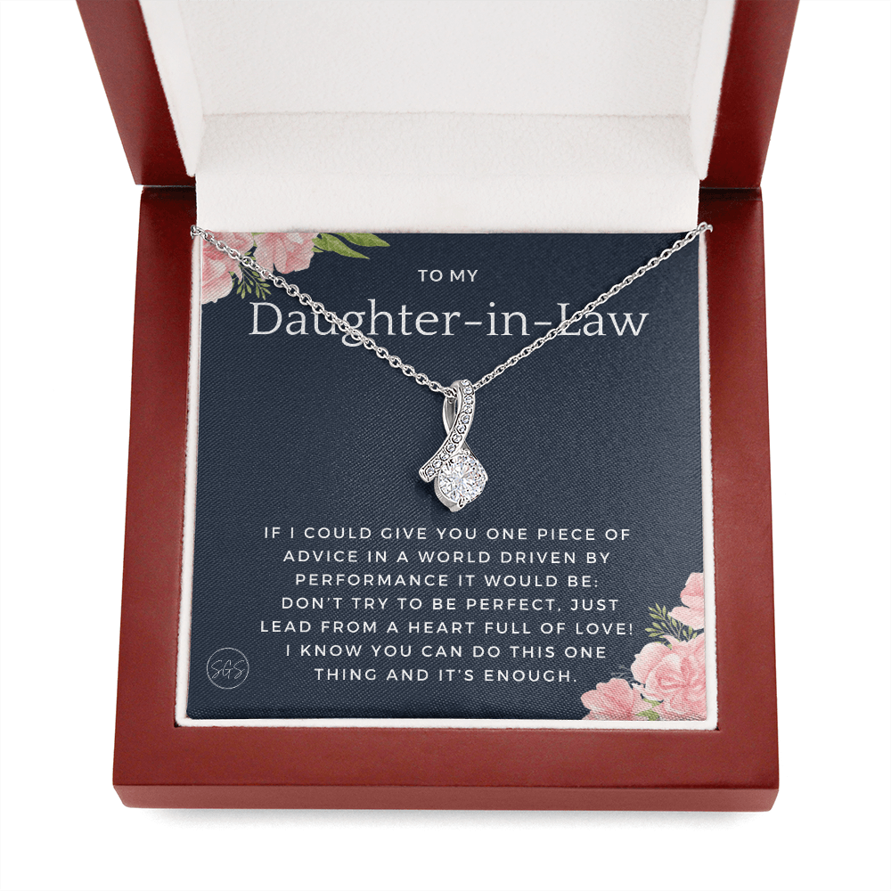 Daughter in Law Gift | Future DIL, Bonus Daughter, From Mother in Law, Father in Law, In Laws, For the Bride, Son's Wife, Fiance 1012DILjbA