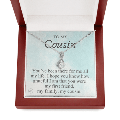 Gift for Cousin | Cousin Crew Necklace, Cousins and Best Friends, I Miss You Present, Gift for Birthday, Graduation, Thinking of You 2406B