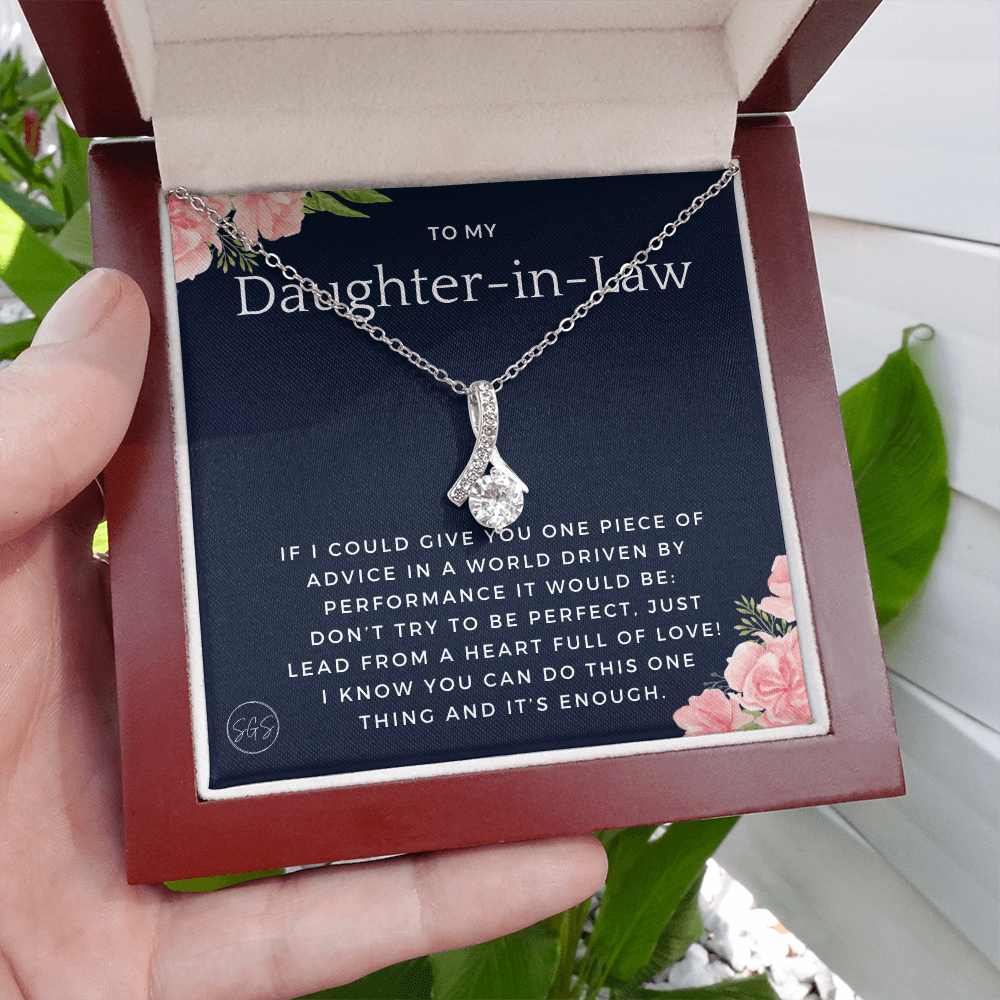 Daughter in Law Gift | Future DIL, Bonus Daughter, From Mother in Law, Father in Law, In Laws, For the Bride, Son's Wife, Fiance 1012DILjbA
