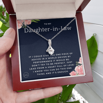 Daughter in Law Gift | Future DIL, Bonus Daughter, From Mother in Law, Father in Law, In Laws, For the Bride, Son's Wife, Fiance 1012DILjbA