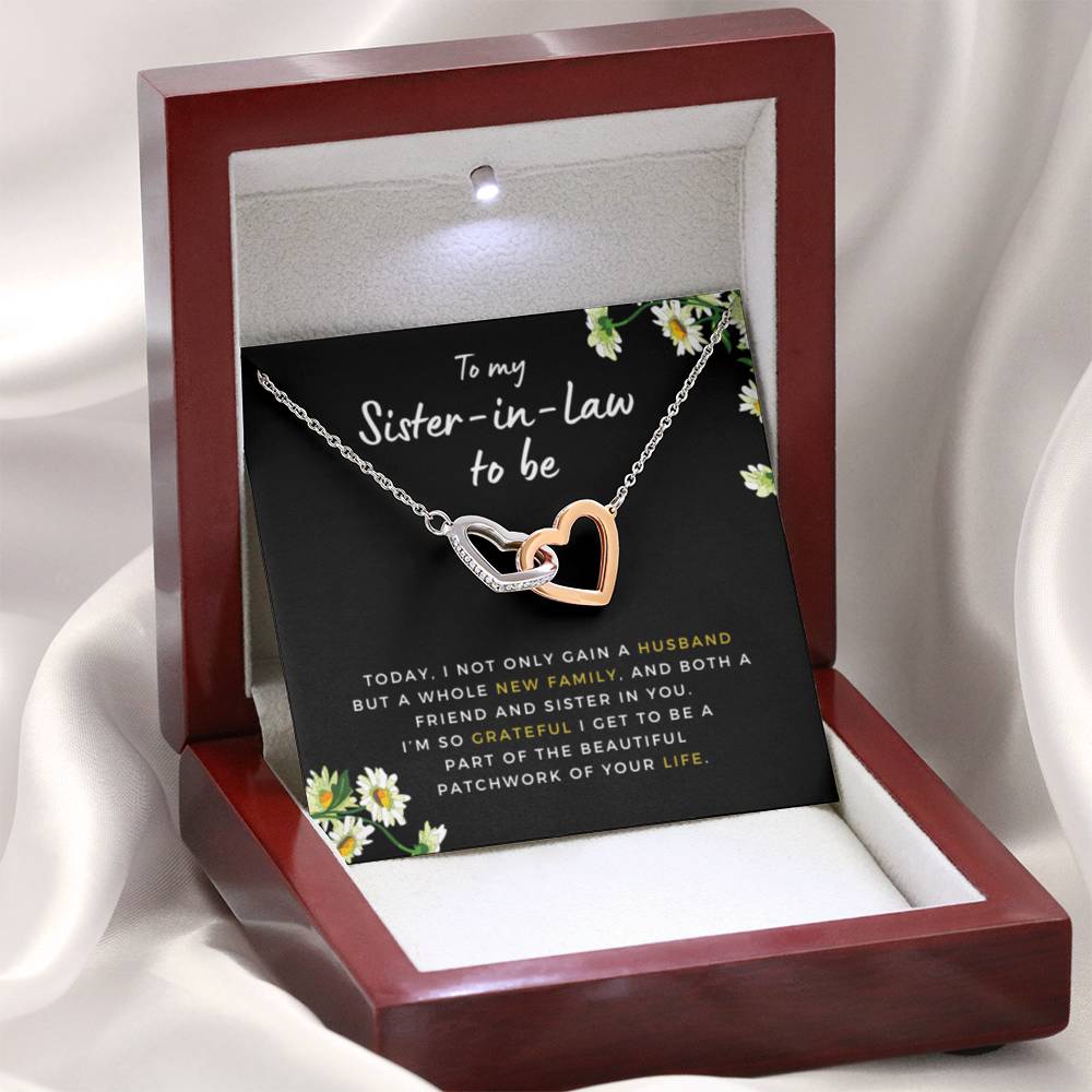 SisterinLawPatchwork Hearts Necklace