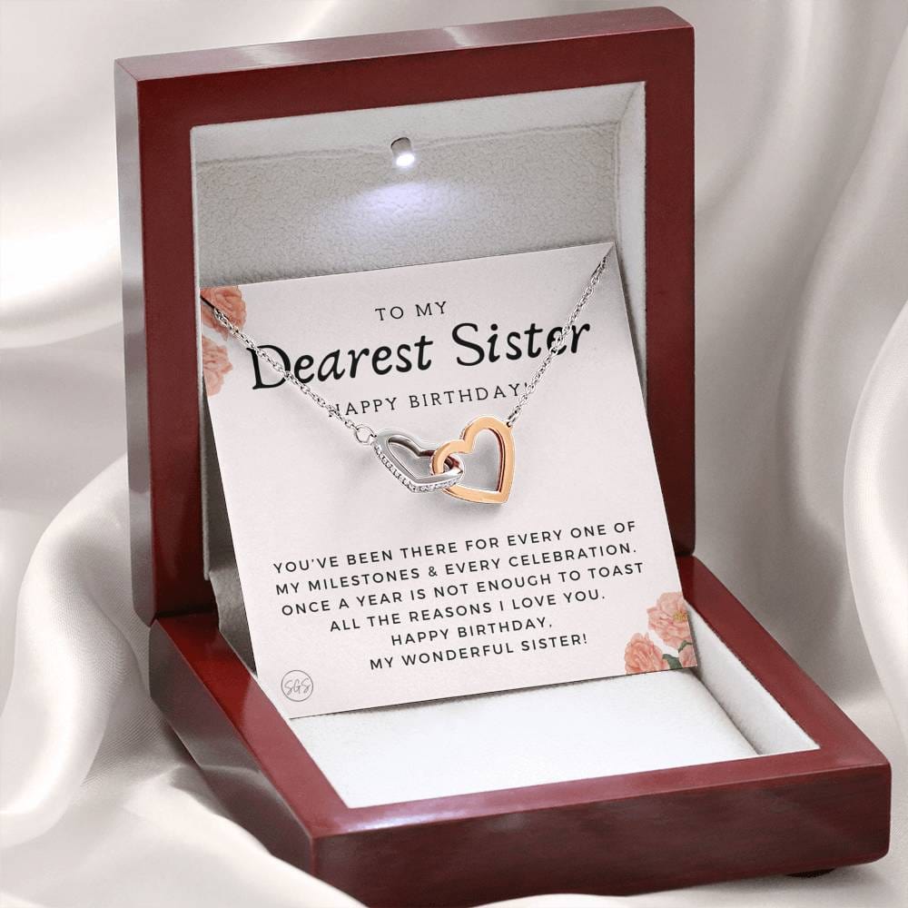 Birthday Sister 0705i Hearts Necklace