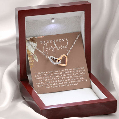 Son's Girlfriend Gift | Custom Gift For Son's Girlfriend, Christmas Gift For Sons Girlfriend, Personalized Necklace, Birthday Gift for Her