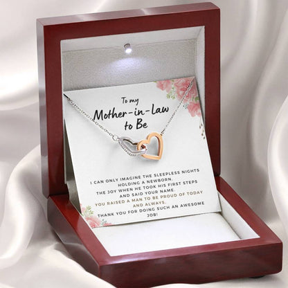 MotherInLawSleepless2 Hearts Necklace