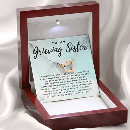 grieving sis 0723c Hearts Necklace