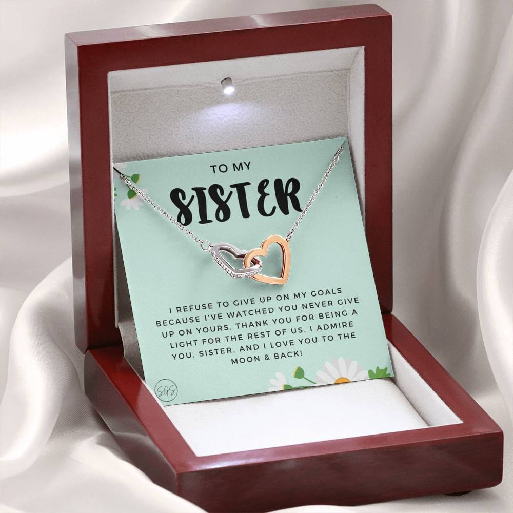 Sister 0705F Hearts Necklace