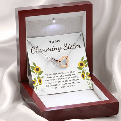 Charming Sister 0706D Hearts Necklace