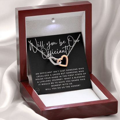 Will You Be Our Wedding Officiant? Officiant Proposal Gift, Wedding Planning, From the Bride & Groom 0817cH
