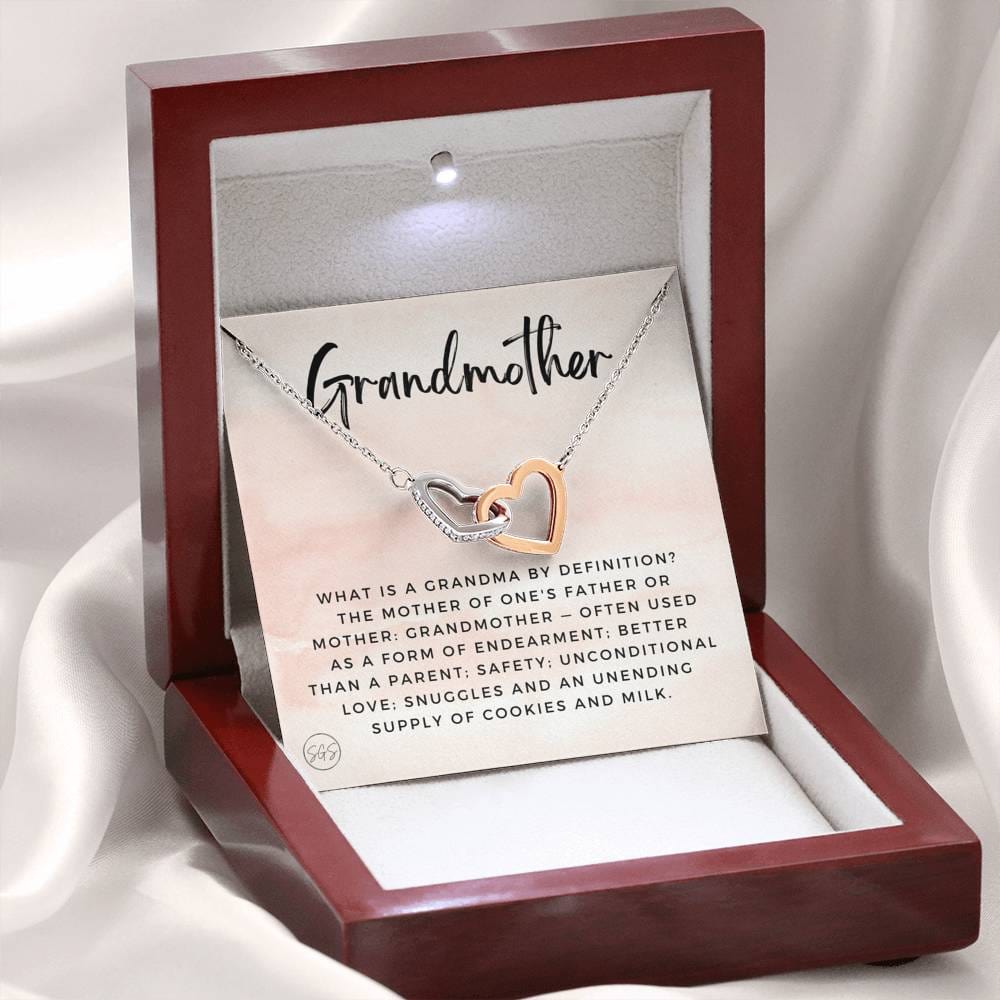 0928 Grandmother Hearts Necklace