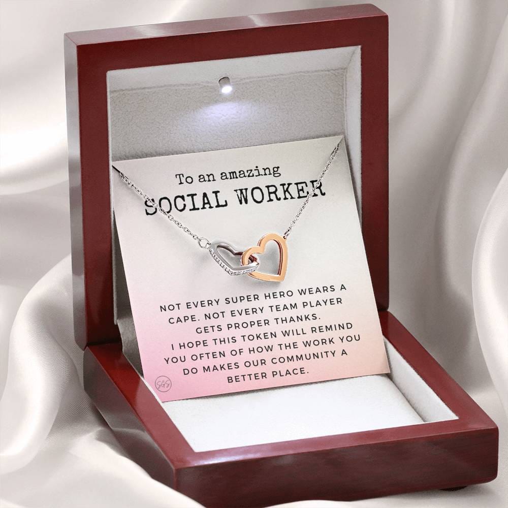 0922g social worker.png Hearts Necklace