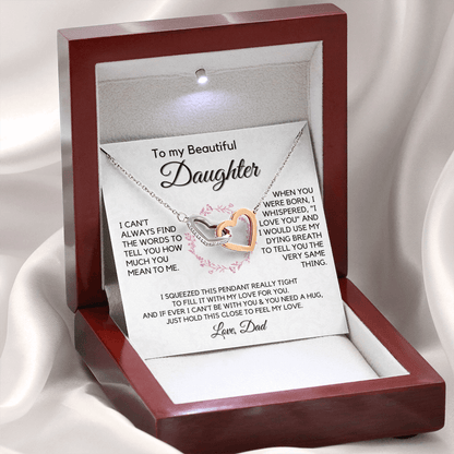 Gift for Daughter From Dad | My Beautiful Girl, Birthday Gift, Graduation, Christmas Present, Mother's Day, From Father, Gift for Teen Girl, Adult Daughter, Adult Baptism, Confirmation 1118-09H