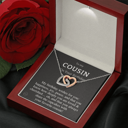 Gift for Cousin | Cousin Crew Necklace, Cousins and Best Friends, I Miss You Present, Gift for Birthday, Graduation, Thinking of You 2420H