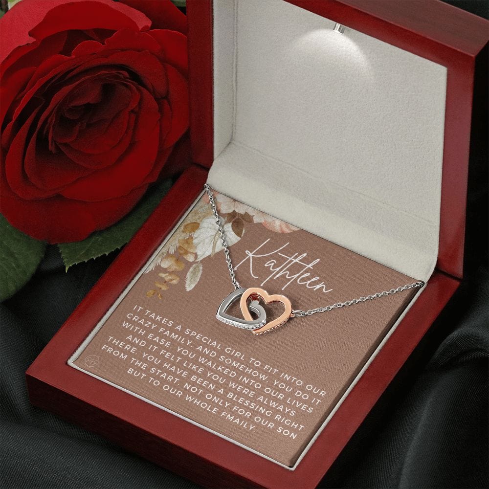 Custom Son's Girlfriend Gift | Personalized Name Necklace Gift, Christmas Gift For Sons Girlfriend, Birthday Gift for Her, Cute Small Gift