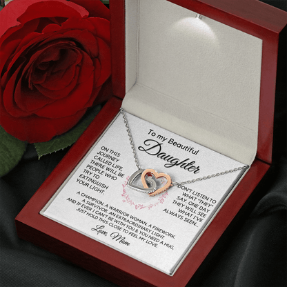 Gift for Daughter From Mom | My Beautiful Girl, Birthday, Graduation, Christmas Present, From Mother, Stepmom, Gift for Teen Girl, Adult Daughter, Adult Baptism, Confirmation, Mother's Day 1118-10H