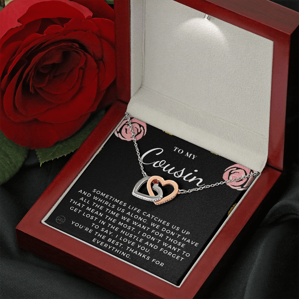 Gift for Cousin | Cousin Crew Necklace, Cousins and Best Friends, I Miss You Present, Gift for Birthday, Graduation, Thinking of You 2411H