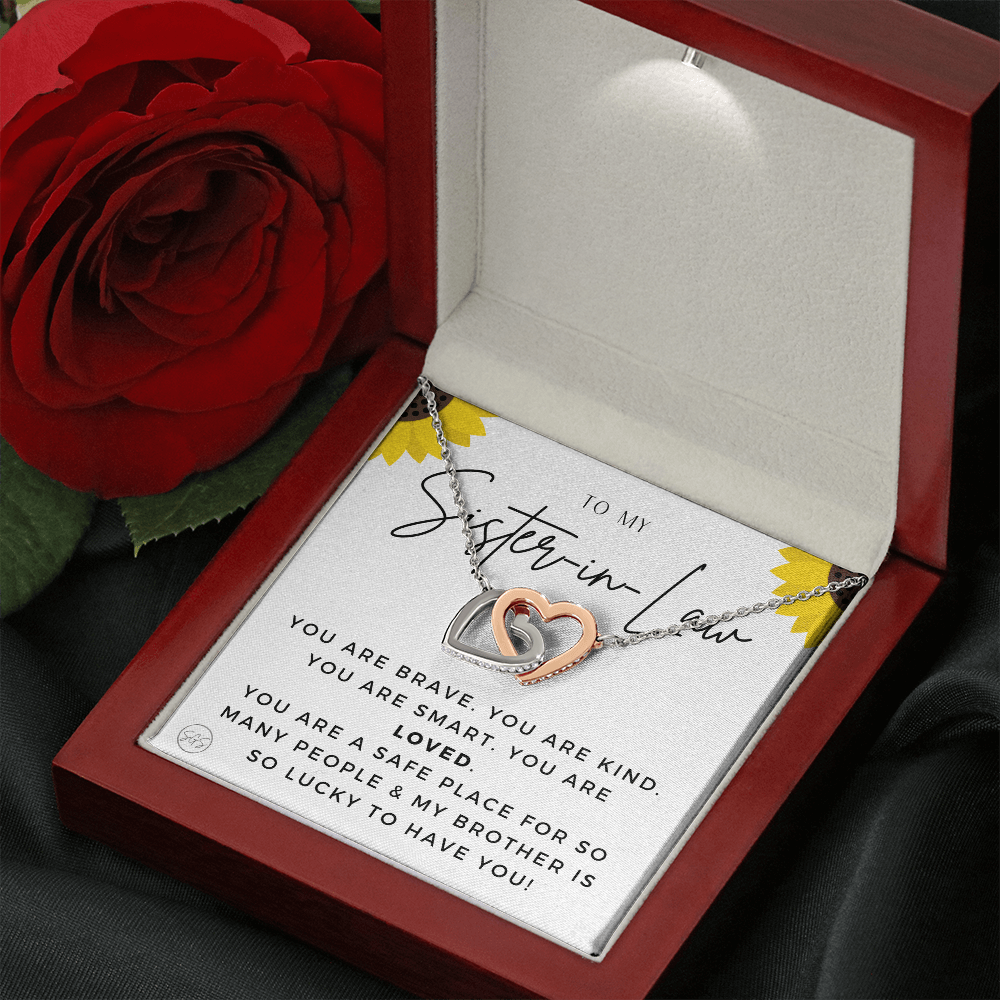 Sister-in-Law Gifts | Husband's Sister, Wife's Sister, Christmas Gift for Sister in Law, Birthday, Wedding, Future Sister Necklace 1103hHA