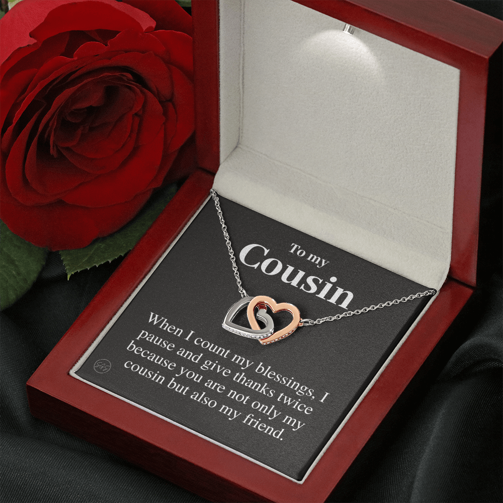 Gift for Cousin | Cousin Crew Necklace, Cousins and Best Friends, I Miss You Present, Gift for Birthday, Graduation, Thinking of You 2409H
