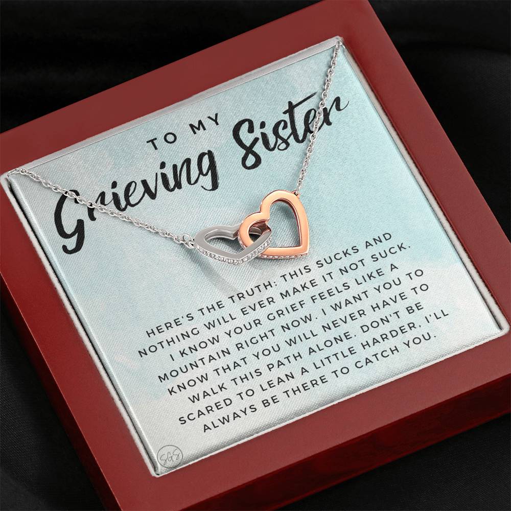 grieving sis 0723d Hearts Necklace