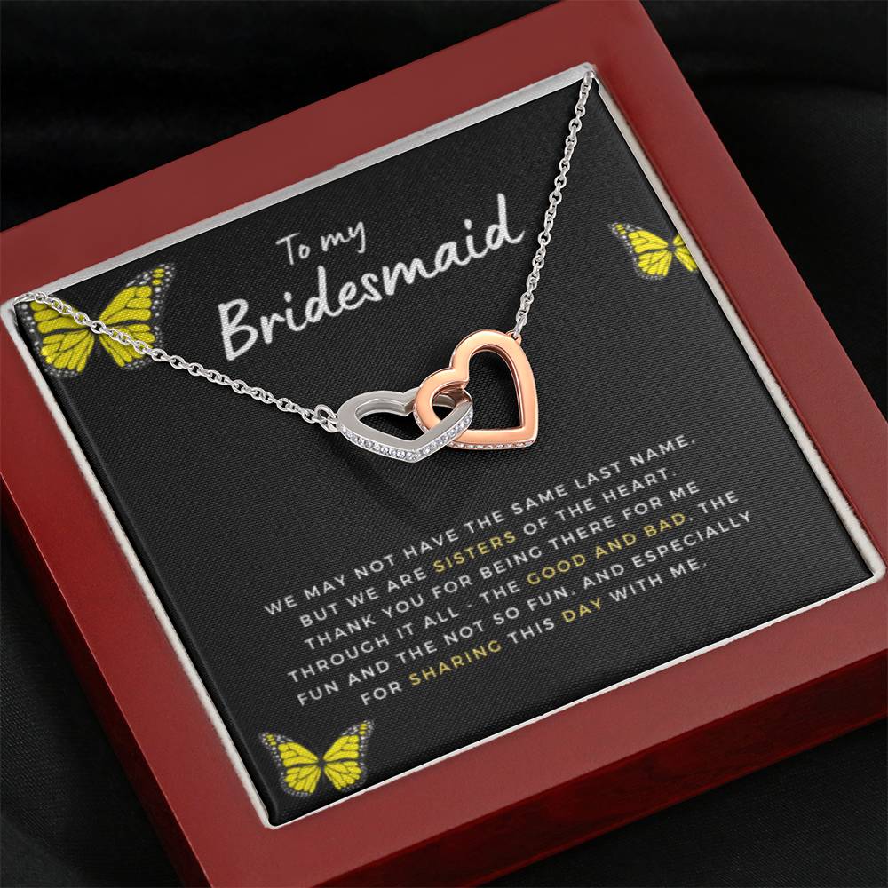 BridesmaidSistersoftheHeart Hearts Necklace