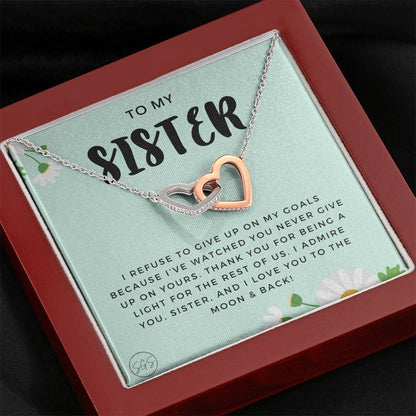 Sister 0705F Hearts Necklace