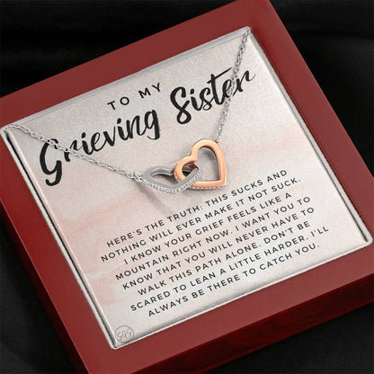 grieving sis 0723h Hearts Necklace