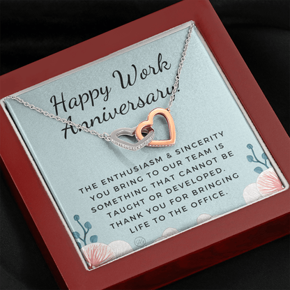 1126wb Hearts Necklace